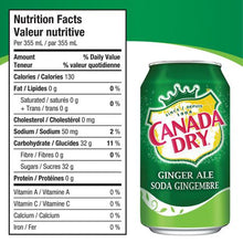 Load image into Gallery viewer, Canada Dry - Ginger Ale
