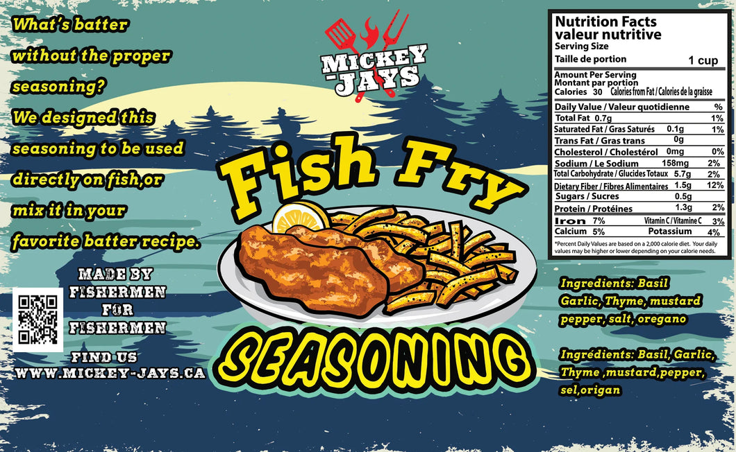 Mickey-Jays - Fish Fry Seasoning