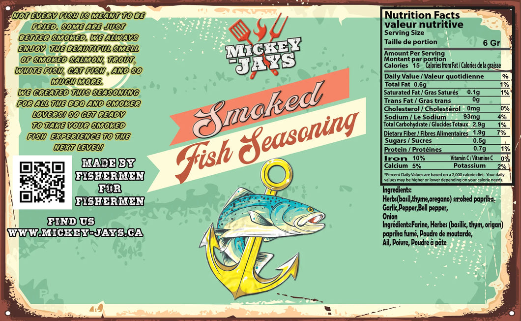 Mickey-Jays - Smoked Fish Seasoning